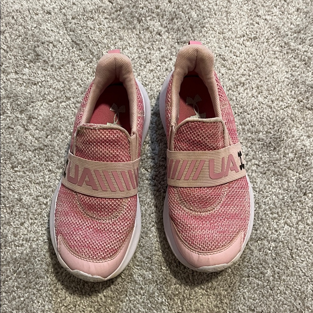 Under Armour Kids Pink Mesh Sneakers